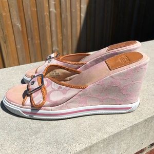 Coach wedges